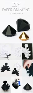 Diamond shape box