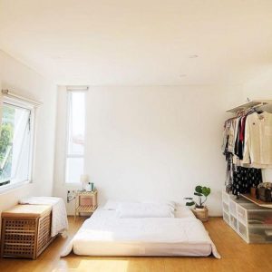 Kamar Tidur Tanpa Ranjang Ala Japandi