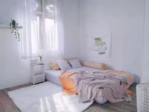 Kamar Tidur Tanpa Ranjang Yang Simpel