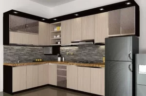 Kitchen set Dari Bahan Kayu HPL