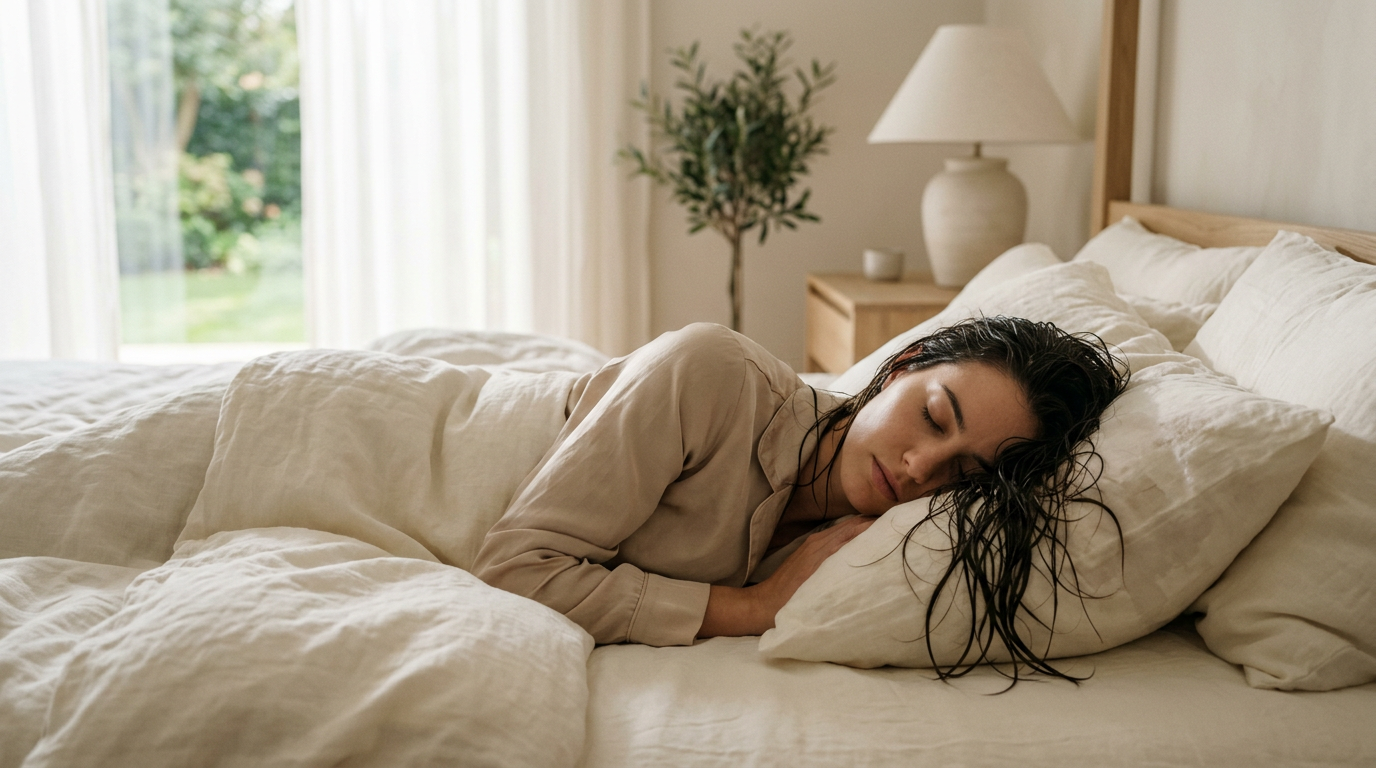 Sering Tidur dengan Rambut Basah? Ini Bahaya yang Sering Dianggap Sepele!