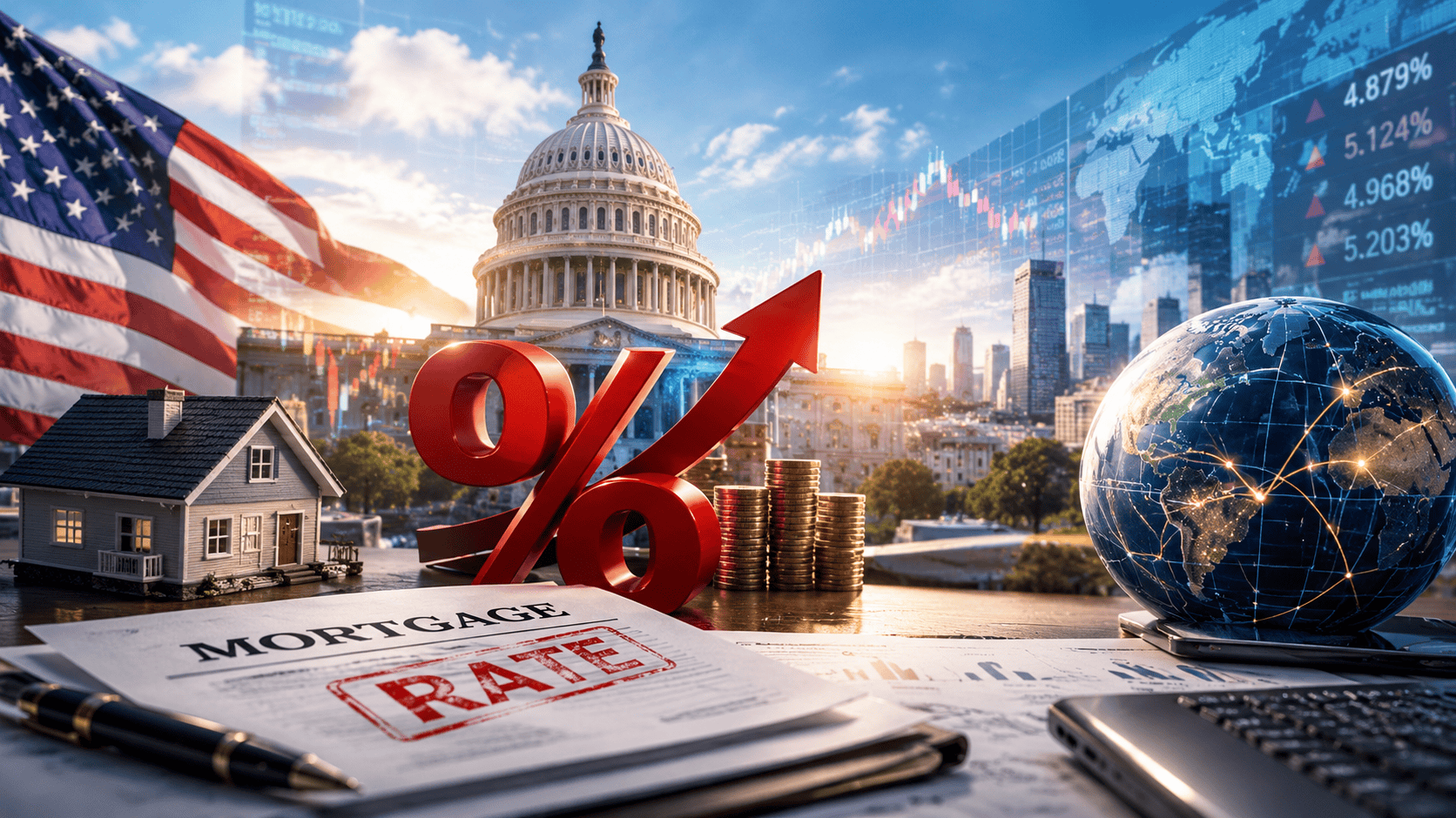 Mortgage Rate AS Sentuh Level Tertinggi Sejak 2023, Apa Dampaknya bagi Pasar Properti dan IHSG?